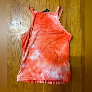Tie-dye Rue 21  orange and white , teen.